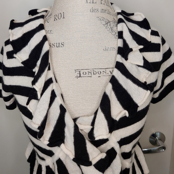 Striped Cashmere Cardigan - Picture 6 of 9